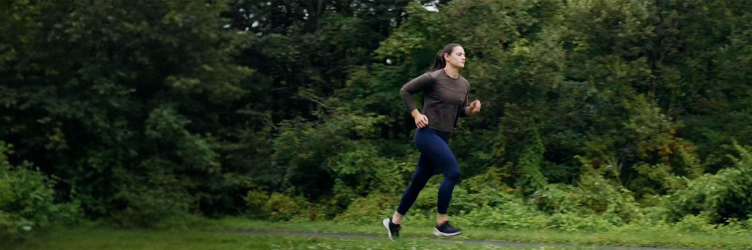 Caitlin running