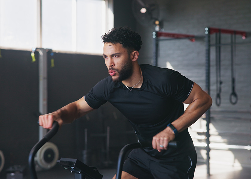 image of man at gym